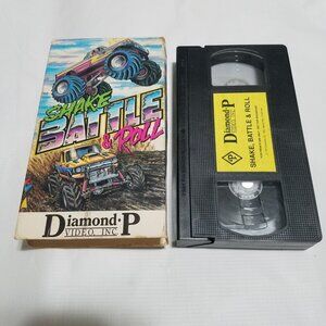 Shake Battle & Roll Diamond P Monster Truck Mud Racing VHS Tape - Bundle & Save
